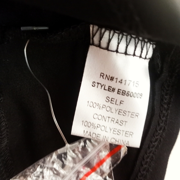 Fashion Nova Bodysuit Deep Plunge Making Decisions Black with Cut Outs - Picture 11 of 12